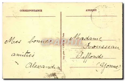 Temple de la Sagesse — Paryż — Imp. phot. L'Abîme — Rewers