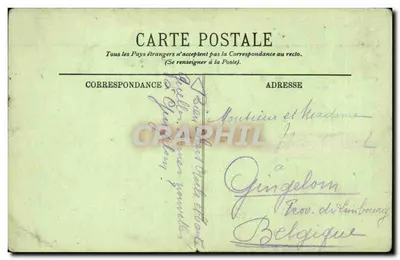 Paris — A Rue Turbigo e a Estátua da República — L.L. n°102 — Verso