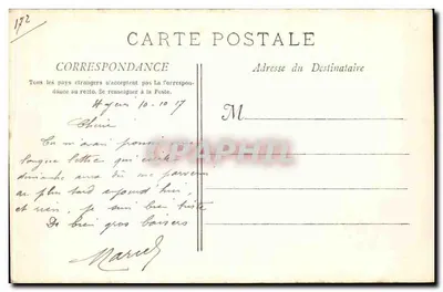 Hyères-les-Palmiers — Widok Starego Zamek — Phototyp E. Lacour — Marsylia — nr 2656 — Rewers