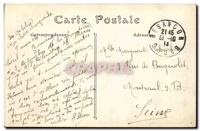 Omgeving van BUSSANG — Het Drumont en de Col de Bussang — ND. Fot. — Achterkant