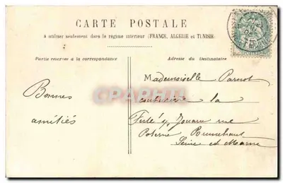 Wieża Świętego Jakuba — Paryż — H. L. wydawca — Rewers