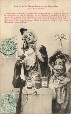 Mãe-madrinha irascível — remédios humorísticos — Fototipo A.B.
