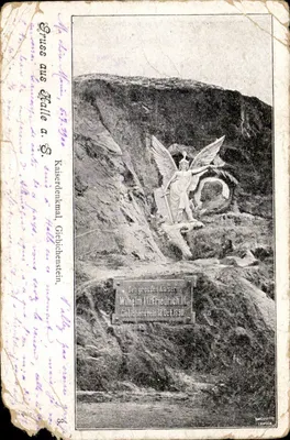 Grießichenstein — Monument impérial de Wilhelm Ier Friedrich III — éditeur Leipzig