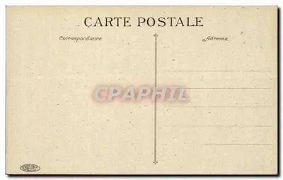 TOULON - Praia do Mourillon — vista da fortaleza e de um barco a vela — editor Cartes Heitz & Cie, n°3 — Verso