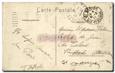 Paryż — Widok Mostu Alexandre III — P.A. nr 180 — Rewers