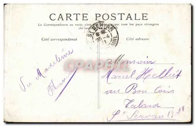PARIS — La Madeleine — Wydawca nieznany, numer serii nieczytelny — Rewers