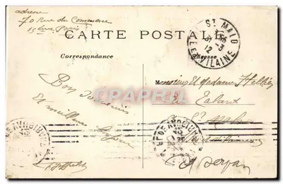 PARIS — Most Królewski — Louvre i Seina — C.M. — n°163 — Rewers