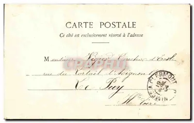 Pejzaż z pasterzem — wiersz Maurice'a Boukaya — wydawca M. Goupil — Rewers