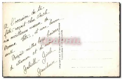 Bouquet de fleurs — Bonne fête — ARS 7929 — Rewers