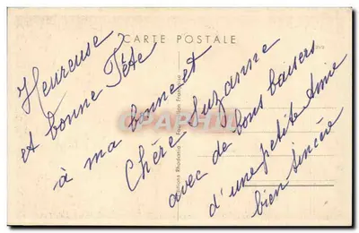 Flores azuis e rosas — edição Rhodania, n°212 — Verso