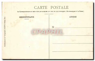 Cascady la Vésubie w Gairaut — Zbiór Artystyczny 1169 — Wydawnictwo Giletta, fot., Nice — Rewers