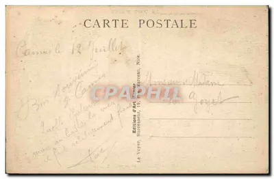 Cannes — kwietne galerie — Foto Munier, nr 117 — Rewers