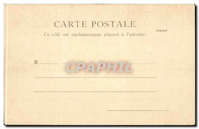 Nowy Louvre i Wzgórze Gambetta — Pamiątka z Paryża — Rock J. D. 10004 — Rewers
