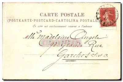 Fontanna św. Jana — Wystawa Uniwersalna 1889 — Wydawca nieznany — Rewers
