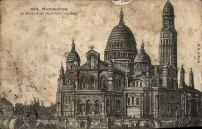 Montmartre — La Basilique du Sacré-Cœur terminée — G.C.A. Paris, n° 883