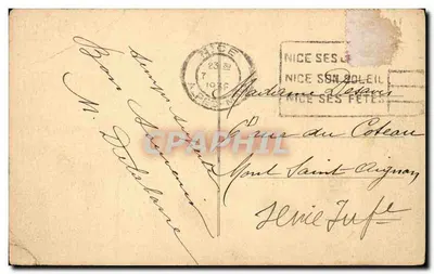 Nice — L'Avenue de Verdun et les Jardins — Éditeur : Nice — Rewers