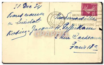 Nice — Os Jardins do Rei Albert I e o Palácio da Jetée — Verso