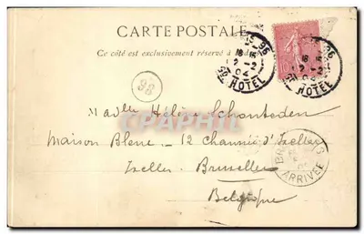 Paryż - Le Trocadéro — C. M. n°11 — Rewers