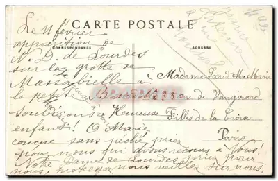 Montmartre — La Basílica y el Funicular — G.C.A. París n°734 — Reverso