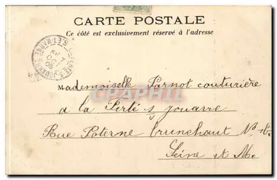 París — Fuente de San Miguel — editor no identificado — Reverso