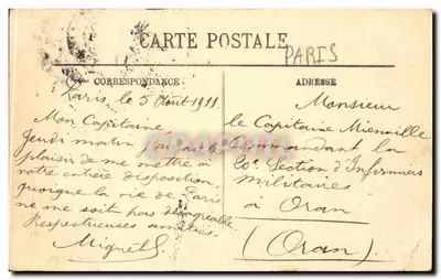 Paris (VIIIe) — Entrada do Élysée — LL. n° 561 — Verso