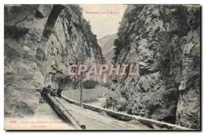 Nas Gorges St George — Vale do Aude perto de Axat — Editor: J. P. Lefebvre, n° 469
