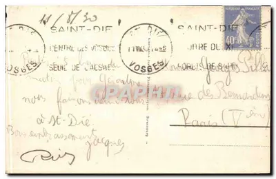 St-Dié - Klasztor — wydawca Fotograf Vosges, nr 18 — Rewers