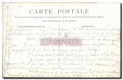 Statua Étienne Marcel — Paryż — wydawca nieznany — Rewers