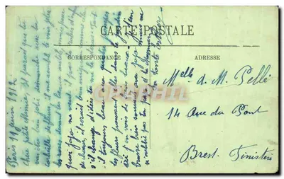 Paris (V°) — A Rue Soufflot e o Panteão — LL. — Verso