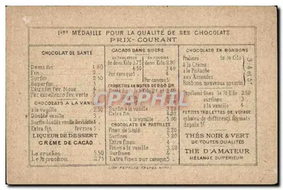 Paryż Chocolat Ibled Paryż Mondicourt Le Louvre Publicite — Rewers