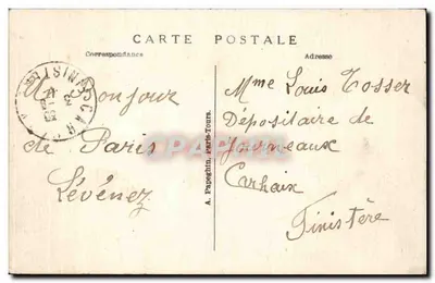 Paryż — Arc de Triomphe i Grobowiec Nieznanego Żołnierza — A. P. — Rewers