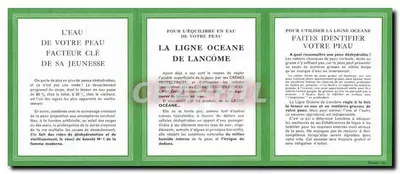 Linia Oceaniczna Lancôme — reklama kosmetyczna — Rewers