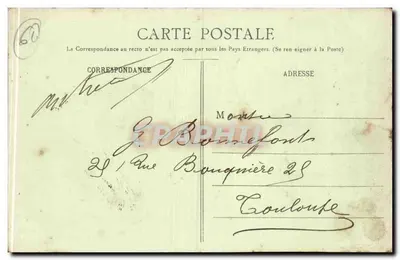 Bayonne - O Ponte Mayou e os Quais da Nive — Coleção Gorce, foto-editora, Talence (Gironde) — Verso