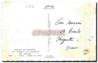 Bayonne — Vista geral — LUMICAD — Verso