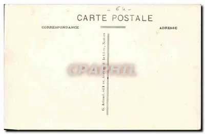 Bayonne — Confluenza della Nive e dell'Adour — G. Artaud, edit. — Verso