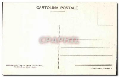 Katakomby św. Kalysta — La Cripta del Papi — Stowarzyszenie 'Amici delle Catacombe' — Rewers