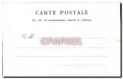 Arco de Triunfo — París — Editado por Bon Marché — Reverso