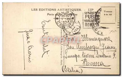 Paryż — Perspektywa ulicy Rivoli — Statua Jeanne d'Arc (na placu) — LIP, nr 478 — Rewers