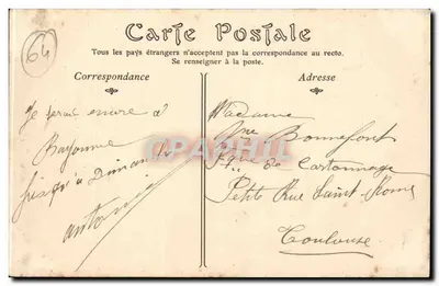 Bayonne — Le Théâtre — ND Phot — Verso