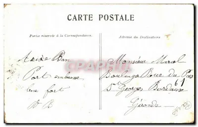 Paryż — Eugène Delacroix — Fontaine de la Paix — Rewers