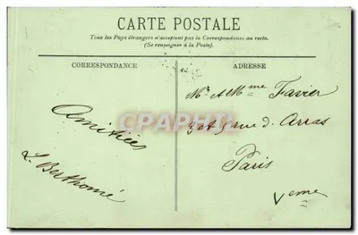 Paris — A Fonte de Carpeaux — LL. — n°709 — Verso