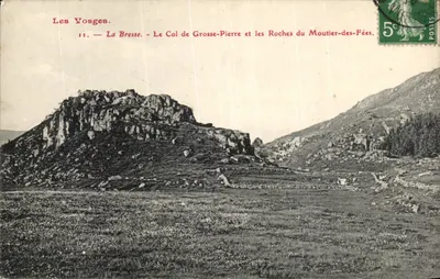 Les Vosges. — La Bresse. — O Col de Grosse-Pierre e as Rochas do Moutier-des-Fées — Edição da Estação de Arte Victor, Arrieuourt
