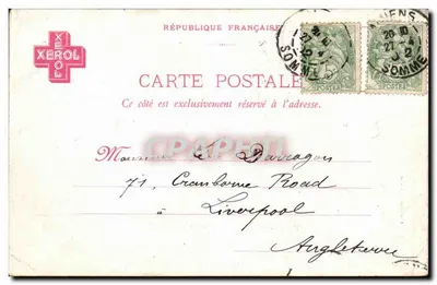Avignon — o Palácio dos Papas — Coleção da Perfumaria "XÉROL" — Verso