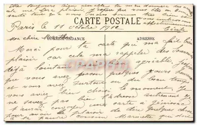 París — El Puente de la Concordia y la Cámara de los Diputados — LL, n°241 — Reverso