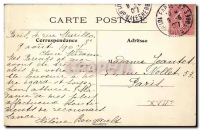 Pałac Bourbon — Paris Historique n°117 — L. J. & Cie, Angoulême, Paryż — Rewers