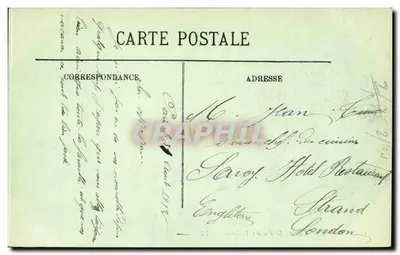 PARYŻ — Widok na ogród Tuileries — LL. nr 695 — Rewers