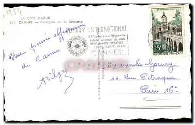Cannes — Grand Bois — Editor L. Gilletta & Cie, n°379 — Reverso