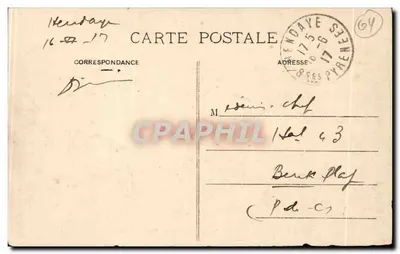 Hendaye - Plac Przystani i Fontoïne (Hiszpania) — M. D. — n°79 — Rewers