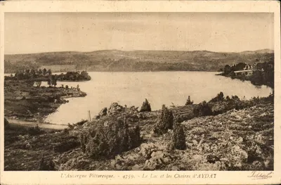 A Auvergne Pittoresca - O Lago e os Cheires de AYDAT - 4759 - J. Issal