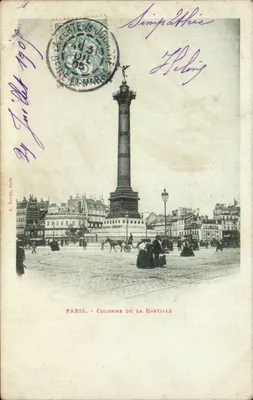 Paris - Coluna da Bastilha — A. Tarida, Paris